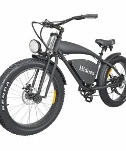 Hidoes B3 Electric Mountain Bike 26*4.0 Inch Off-Road Fat Tires 1200W Brushless Motor 25Km/h Max Speed 48V 17.5Ah Battery For 50-60KM Mileage