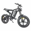 Hidoes B6 All-terrain Electric Bike 20 Inch Off-road Fat Tire, 1200W High Speed Motor 60Km/h Max Speed 48V 17.5Ah Battery Dual Oil Disc Brakes