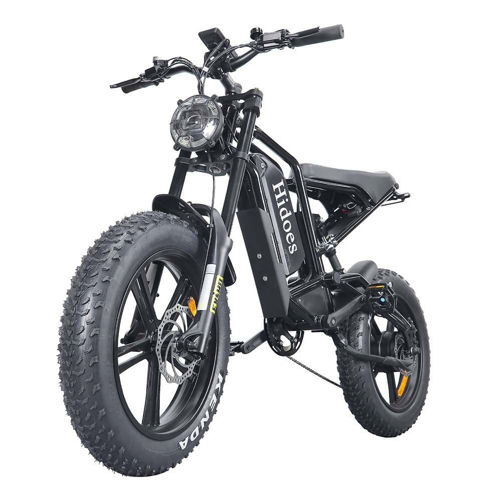 Hidoes B6 All-terrain Electric Bike 20 Inch Off-road Fat Tire, 1200W High Speed Motor 60Km/h Max Speed 48V 17.5Ah Battery Dual Oil Disc Brakes Hidoes B6 All-terrain Electric Bike 20 Inch Off-road Fat Tire, 1200W High Speed Motor 60Km/h Max Speed 48V 17.5Ah Battery Dual Oil Disc Brakes -rockbros-shop Hidoes B6 All terrain Electric Bike 20 Off road Tire 518650 3