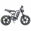 Hidoes B6 All-terrain Electric Bike 20 Inch Off-road Fat Tire, 1200W High Speed Motor 60Km/h Max Speed 48V 17.5Ah Battery Dual Oil Disc Brakes -rockbros-shop Hidoes B6 All terrain Electric Bike 20 Off road Tire 518651 0