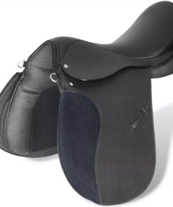 Horse Riding Saddle Set 17.5" Real Leather Black 18 Cm 5-in-1 6 Horse Riding Saddle Set 17.5" Real Leather Black 18 Cm 5-in-1 -rockbros-shop Horse Riding Saddle Set 17 5 Real Leather Black 18 cm 5 in 1 489581 4