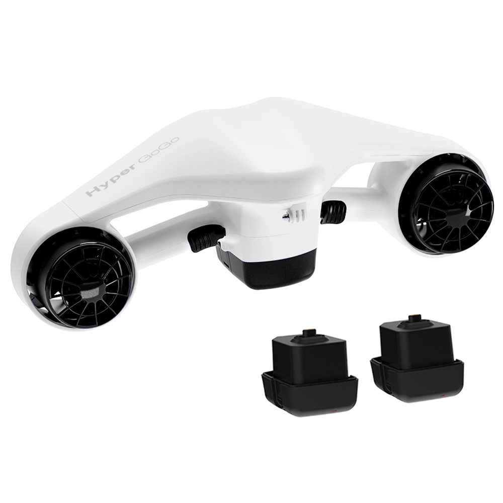Hypergogo Manta S 2 Batteries Sea Scooter Portable and Lightweight Water Cruiser Sports Enthusiasts Diver Propulsion - White Asiwo Hypergogo Manta S 2 Batteries Sea Scooter Portable And Lightweight Water Cruiser Sports Enthusiasts Diver Propulsion - White -rockbros-shop Hypergogo Manta S 2 Batteries Sea Scooter White 513804 3