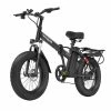 IDOTATA G20 Pro Electric Bike 20*4.0 Inch Chaoyang Fat Tire 48V 1000W Motor 12.8Ah Battery 45Km/h Max Speed Shimano 7 Speed Gear Mechanical Disc Brake IP54 Waterproof -rockbros-shop IDOTATA G20 Pro Electric Bike 518841 1