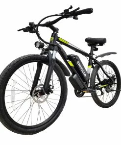 IDOTATA S26-48V Electric Bike 26 Inch Tire 500W Motor 12.8Ah Battery 36Km/h Max Speed, Shimano 21 Speed Gear, 150kg Load