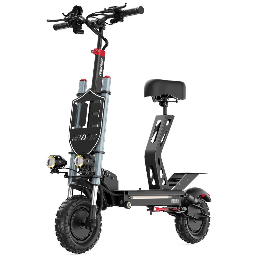 IENYRID ES20 Electric Scooter 11 Inch Off Road Tires 48V 20AH 1200W*2 Dual Motors 55Km/h Top Speed 50-60KM Mileage 150kg Load with Seat IENYRID ES20 Electric Scooter 11 Inch Off Road Tires 48V 20AH 1200W*2 Dual Motors 55Km/h Top Speed 50-60KM Mileage 150kg Load With Seat -rockbros-shop IENYRID ES20 Electic Scooter 11 Tire 1200W 2 Motors 518102 2