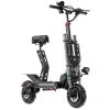 IENYRID ES20 Electric Scooter 11 Inch Off Road Tires 48V 20AH 1200W*2 Dual Motors 55Km/h Top Speed 50-60KM Mileage 150kg Load With Seat -rockbros-shop IENYRID ES20 Electic Scooter 11 Tire 1200W 2 Motors 518102 3