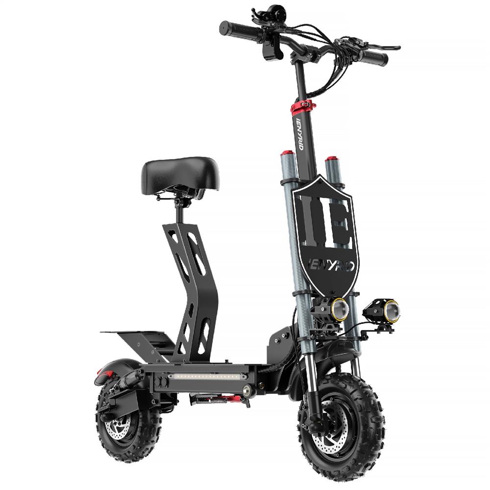 IENYRID ES20 Electric Scooter 11 Inch Off Road Tires 48V 20AH 1200W*2 Dual Motors 55Km/h Top Speed 50-60KM Mileage 150kg Load with Seat IENYRID ES20 Electric Scooter 11 Inch Off Road Tires 48V 20AH 1200W*2 Dual Motors 55Km/h Top Speed 50-60KM Mileage 150kg Load With Seat -rockbros-shop IENYRID ES20 Electic Scooter 11 Tire 1200W 2 Motors 518102 3