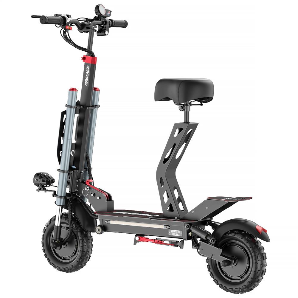 IENYRID ES20 Electric Scooter 11 Inch Off Road Tires 48V 20AH 1200W*2 Dual Motors 55Km/h Top Speed 50-60KM Mileage 150kg Load with Seat IENYRID ES20 Electric Scooter 11 Inch Off Road Tires 48V 20AH 1200W*2 Dual Motors 55Km/h Top Speed 50-60KM Mileage 150kg Load With Seat -rockbros-shop IENYRID ES20 Electic Scooter 11 Tire 1200W 2 Motors 518102 4