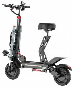 IENYRID ES20 Electric Scooter 11 Inch Off Road Tires 48V 20AH 1200W*2 Dual Motors 55Km/h Top Speed 50-60KM Mileage 150kg Load With Seat -rockbros-shop IENYRID ES20 Electic Scooter 11 Tire 1200W 2 Motors 518103 4