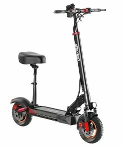 IENYRID M4 Pro S Electric Scooter 10 Inch Off-Road Tires 48V 600W Motor 40-45Km/h Max Speed 16Ah Lithium Battery 40-60KM Range 150KG Max Load Mechanical Disc Brakes With Seat -rockbros-shop IENYRID M4 Pro S Electric Scooter 519365 2