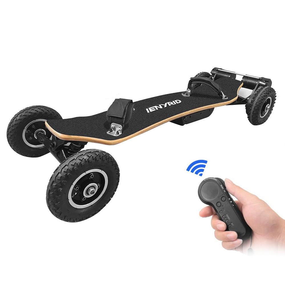 IENYRID YF001 Electric Skateboard for Adults 8 Inch Off Road Tire 1650W*2 Dual Motors 40Km/h Top Speed 36V 10Ah Battery for 20KM Mileage 150KG Load Wireless Remotre Control IENYRID YF001 Electric Skateboard For Adults 8 Inch Off Road Tire 1650W*2 Dual Motors 40Km/h Top Speed 36V 10Ah Battery For 20KM Mileage 150KG Load Wireless Remotre Control -rockbros-shop IENYRID YF001 Electic Scooter 8 Tire 1650W 2 Motors 518294 0
