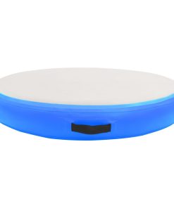 Inflatable Gymnastic Mat With Pump 100x100x20 Cm PVC Blue 4 Inflatable Gymnastic Mat With Pump 100x100x20 Cm PVC Blue -rockbros-shop Inflatable Gymnastic Mat with Pump 100x100x20 cm PVC Blue 427519 2