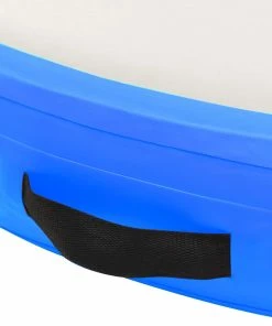 Inflatable Gymnastic Mat With Pump 100x100x20 Cm PVC Blue 13 Inflatable Gymnastic Mat With Pump 100x100x20 Cm PVC Blue -rockbros-shop Inflatable Gymnastic Mat with Pump 100x100x20 cm PVC Blue 427519 5