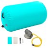 Inflatable Gymnastic Roll With Pump 100x60 Cm PVC Green -rockbros-shop Inflatable Gymnastic Roll with Pump 100x60 cm PVC Green 432650 0