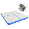 Inflatable Gymnastics Mat With Pump 200x200x20 Cm PVC Blue -rockbros-shop Inflatable Gymnastics Mat with Pump 200x200x20 cm PVC Blue 427518 0