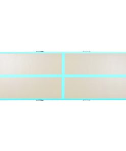 Inflatable Gymnastics Mat With Pump 300x100x10 Cm PVC Green -rockbros-shop Inflatable Gymnastics Mat with Pump 300x100x10 cm PVC Green 428632 4