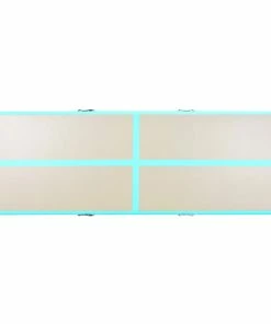 Inflatable Gymnastics Mat With Pump 300x100x10 Cm PVC Green -rockbros-shop Inflatable Gymnastics Mat with Pump 300x100x10 cm PVC Green 428632 4