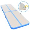 Inflatable Gymnastics Mat With Pump 500x100x10 Cm PVC Blue -rockbros-shop Inflatable Gymnastics Mat with Pump 500x100x10 cm PVC Blue 432631 0