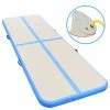 Inflatable Gymnastics Mat With Pump 500x100x10 Cm PVC Blue -rockbros-shop Inflatable Gymnastics Mat with Pump 500x100x10 cm PVC Blue 432631 0