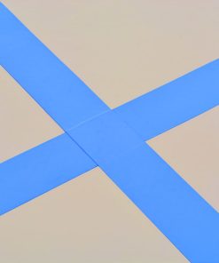 Inflatable Gymnastics Mat With Pump 500x100x10 Cm PVC Blue -rockbros-shop Inflatable Gymnastics Mat with Pump 500x100x10 cm PVC Blue 432631 2
