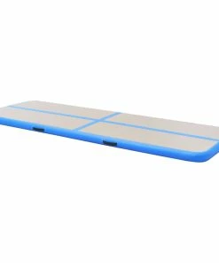 Inflatable Gymnastics Mat With Pump 500x100x10 Cm PVC Blue 12 Inflatable Gymnastics Mat With Pump 500x100x10 Cm PVC Blue -rockbros-shop Inflatable Gymnastics Mat with Pump 500x100x10 cm PVC Blue 432631 4