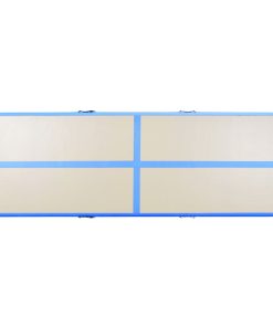 Inflatable Gymnastics Mat With Pump 500x100x10 Cm PVC Blue -rockbros-shop Inflatable Gymnastics Mat with Pump 500x100x10 cm PVC Blue 432631 5
