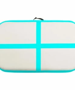 Inflatable Gymnastics Mat With Pump 60x100x10 Cm PVC Green 12 Inflatable Gymnastics Mat With Pump 60x100x10 Cm PVC Green -rockbros-shop Inflatable Gymnastics Mat with Pump 60x100x10 cm PVC Green 432621 4