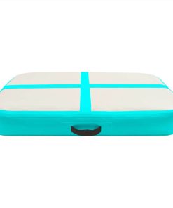 Inflatable Gymnastics Mat With Pump 60x100x15 Cm PVC Green 5 Inflatable Gymnastics Mat With Pump 60x100x15 Cm PVC Green -rockbros-shop Inflatable Gymnastics Mat with Pump 60x100x15 cm PVC Green 435536 3