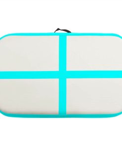 Inflatable Gymnastics Mat With Pump 60x100x15 Cm PVC Green 6 Inflatable Gymnastics Mat With Pump 60x100x15 Cm PVC Green -rockbros-shop Inflatable Gymnastics Mat with Pump 60x100x15 cm PVC Green 435536 4