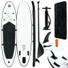 Inflatable Stand Up Paddle Board Set Black And White 1 Inflatable Stand Up Paddle Board Set Black And White -rockbros-shop Inflatable Stand Up Paddle Board Set Black and White 456927 0