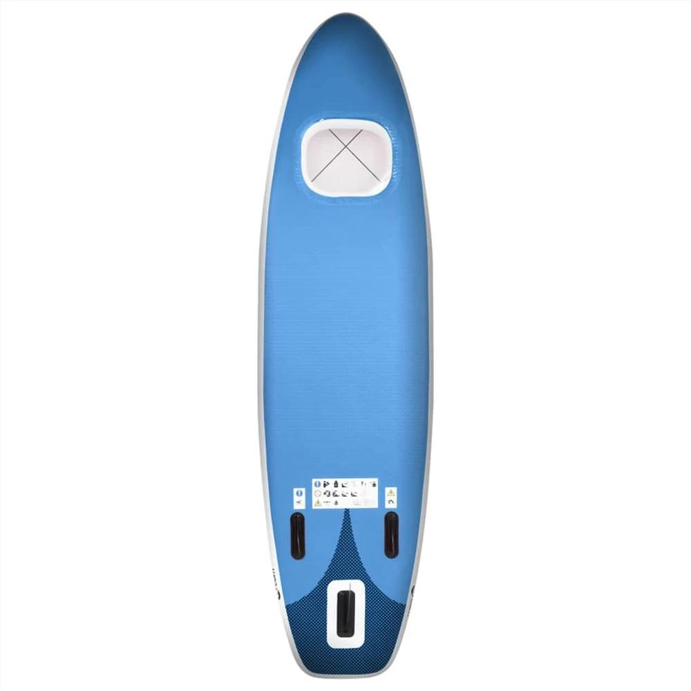Inflatable Stand Up Paddle Board Set Sea Blue 300x76x10 Cm 6 Inflatable Stand Up Paddle Board Set Sea Blue 300x76x10 Cm - Image 4