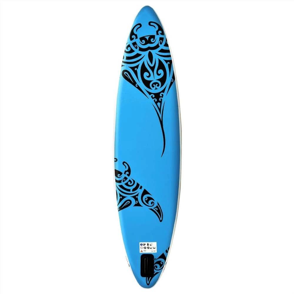 Inflatable Stand Up Paddleboard Set 366x76x15 Cm Blue 5 Inflatable Stand Up Paddleboard Set 366x76x15 Cm Blue - Image 3