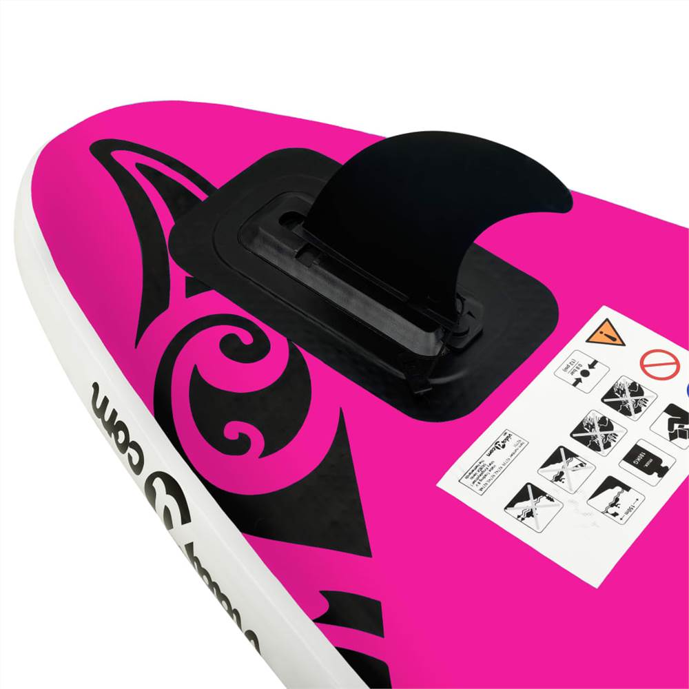 Inflatable Stand Up Paddleboard Set 366x76x15 cm Pink Inflatable Stand Up Paddleboard Set 366x76x15 Cm Pink -rockbros-shop Inflatable Stand Up Paddleboard Set 366x76x15 cm Pink 463491 4