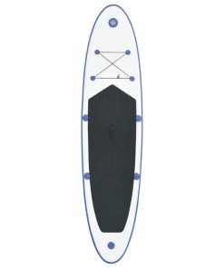 Inflatable Stand Up Paddleboard Set Blue And White 4 Inflatable Stand Up Paddleboard Set Blue And White -rockbros-shop Inflatable Stand Up Paddleboard Set Blue and White 432958 2