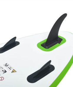 Inflatable Stand Up Paddleboard Set Green And White 6 Inflatable Stand Up Paddleboard Set Green And White -rockbros-shop Inflatable Stand Up Paddleboard Set Green and White 457691 4