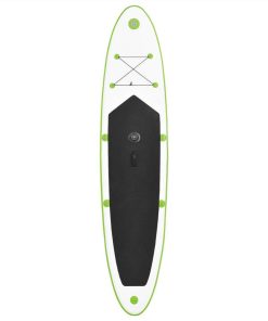 Inflatable Stand Up Paddleboard With Sail Set Green And White -rockbros-shop Inflatable Stand Up Paddleboard with Sail Set Green and White 456934 5