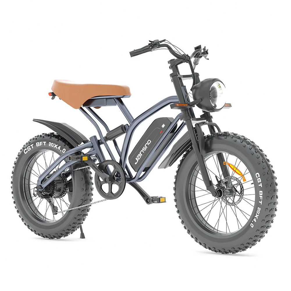 JANSNO X50 Electric Bike 20*4.0 Inch Fat Tire 750W Brushless Motor 40Km/h Max Speed 48V 12.8Ah Removable Battery 50KM Range 3 JANSNO X50 Electric Bike 20*4.0 Inch Fat Tire 750W Brushless Motor 40Km/h Max Speed 48V 12.8Ah Removable Battery 50KM Range