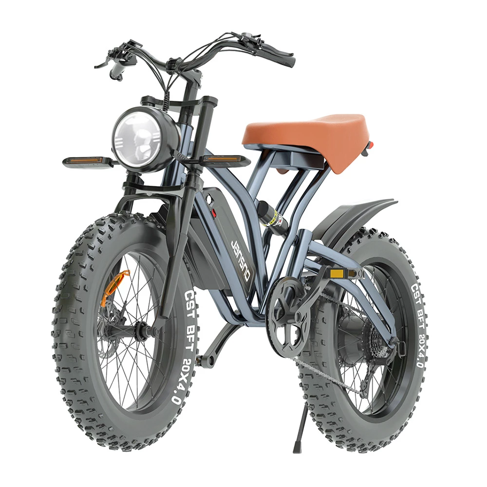 JANSNO X50 Electric Bike 20*4.0 Inch Fat Tire 750W Brushless Motor 40Km/h Max Speed 48V 12.8Ah Removable Battery 50KM Range 5 JANSNO X50 Electric Bike 20*4.0 Inch Fat Tire 750W Brushless Motor 40Km/h Max Speed 48V 12.8Ah Removable Battery 50KM Range - Image 3