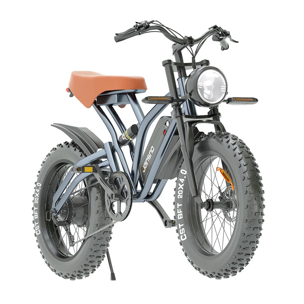 JANSNO X50 Electric Bike 20*4.0 Inch Fat Tire 750W Brushless Motor 40Km/h Max Speed 48V 12.8Ah Removable Battery 50KM Range 6 JANSNO X50 Electric Bike 20*4.0 Inch Fat Tire 750W Brushless Motor 40Km/h Max Speed 48V 12.8Ah Removable Battery 50KM Range - Image 4