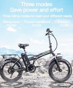 JINGHMA R8 500W 48V 15Ah 20 Inch Tire Electric Bicycle 40km/h Max Speed 90km Range 120kg Max Load -rockbros-shop JINGHMA R8 500W 48V 15Ah Electric Bicycle 90km Range 498415 1