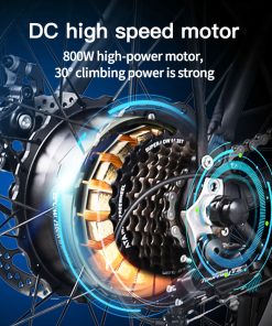 JINGHMA R8 500W 48V 15Ah 20 Inch Tire Electric Bicycle 40km/h Max Speed 90km Range 120kg Max Load -rockbros-shop JINGHMA R8 500W 48V 15Ah Electric Bicycle 90km Range 498415 3