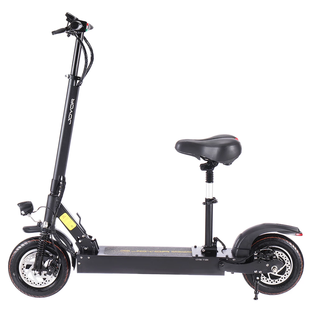 JOYOR Y1 Electric Scooter 10 Inch Tires 36V 8Ah Battery 400W Motor 35Km/h Max Speed 120KG Load With Seat Black 3 JOYOR Y1 Electric Scooter 10 Inch Tires 36V 8Ah Battery 400W Motor 35Km/h Max Speed 120KG Load With Seat Black