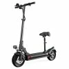 JOYOR Y5-S Electric Scooter With Seat 10 Inch Tires 13Ah 48V Battery 500W Brushless Motor 25Km/h Max Speed 120KG Load 36.9 Miles Long Range - Black -rockbros-shop JOYOR Y5S Electric Scooter 36 9 Miles Long Range 500W Motor Black 518138 0