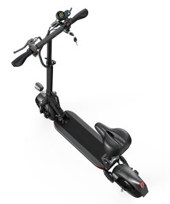 JOYOR Y5-S Electric Scooter With Seat 10 Inch Tires 13Ah 48V Battery 500W Brushless Motor 25Km/h Max Speed 120KG Load 36.9 Miles Long Range - Black -rockbros-shop JOYOR Y5S Electric Scooter 36 9 Miles Long Range 500W Motor Black 518138 5