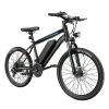 K3 Electric Bike 26*1.95 Inch Tire, 350W Motor 32km/h Max Speed, Dual 36V 10.4Ah Battery, 120kg Load - Black & Blue -rockbros-shop K3 Electric Bike 26 1 95 inch Tire Black Blue 518897 0