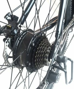 K3 Electric Bike 26*1.95 Inch Tire, 350W Motor 32km/h Max Speed, Dual 36V 10.4Ah Battery, 120kg Load - Black & Blue -rockbros-shop K3 Electric Bike 26 1 95 inch Tire Black Blue 518897 3