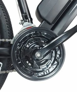 K3 Electric Bike 26*1.95 Inch Tire, 350W Motor 32km/h Max Speed, Dual 36V 10.4Ah Battery, 120kg Load - Black & Blue -rockbros-shop K3 Electric Bike 26 1 95 inch Tire Black Blue 518897 4