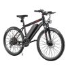 K3 Electric Bike 26*1.95 Inch Tire, 350W Motor 32Km/h Max Speed, Dual 36V 10.4Ah Battery, 120kg Load - Black & Red 2 K3 Electric Bike 26*1.95 Inch Tire, 350W Motor 32Km/h Max Speed, Dual 36V 10.4Ah Battery, 120kg Load - Black & Red -rockbros-shop K3 Electric Bike 26 1 95 inch Tire Black Red 518895 0