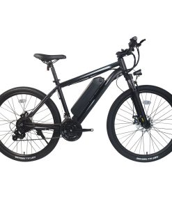 K3 Electric Bike 26*1.95 Inch Tire, 350W Motor 32km/h Max Speed, Dual 36V 10.4Ah Battery, 120kg Load - Black & White -rockbros-shop K3 Electric Bike 26 1 95 inch Tire Black White 518896 1