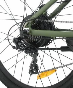 KAISDA K1-V Electric Bike 26 Inch Foldable Mountain Bike 250W Motor 25Km/h Max Speed 36V 10.4Ah Battery 70KM Max Range 120KG Max Load - Army Green -rockbros-shop KAISDA K1 V Electric Bike 26 Mountain Bike Army Green 506521 5